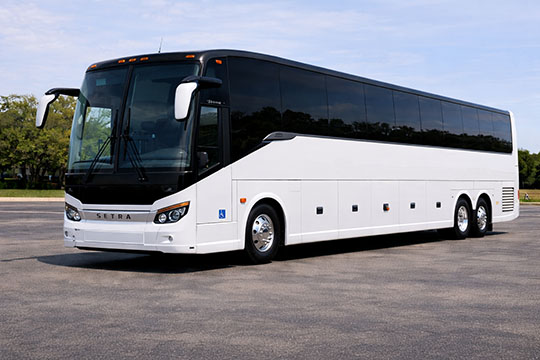 56-passenger charter bus available for charter in Boydton, VA